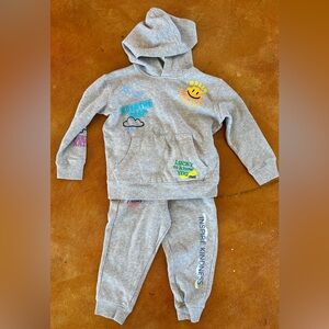Crayola x Kohl’s | Grey Hoodie & Jogger Set | 3T